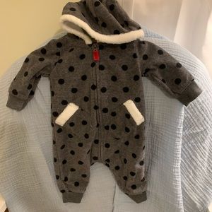 Fleece onesie